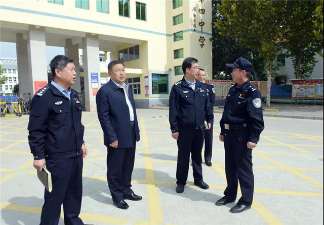 高青县委书记王金栋,县委副书记高原,高青县公安局和市公安局有关单位