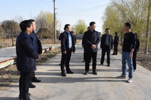 淄博市人民政府 区县动态 高青县委书记王金栋调研