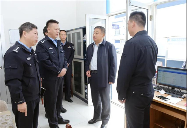 高青县委书记王金栋,县委副书记高原,高青县公安局和市公安局有关单位